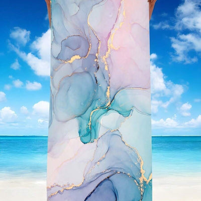 Toalla de Playa Microfibra Secado Rápido con Diseño Creativo - Image 9