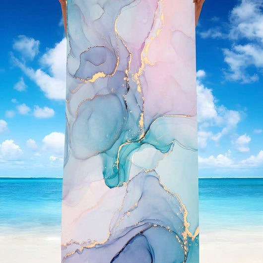 Toalla de Playa Microfibra Secado Rápido con Diseño Creativo - Image 9