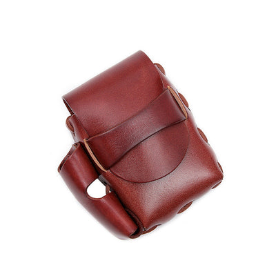Estuche para Cigarrillos de Cuero Curtido Artesanal Estilo Retro - Image 5