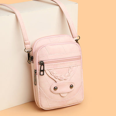 Bolsa para Celular de Cuero Suave Estilo Retro Fashionable - Image 4