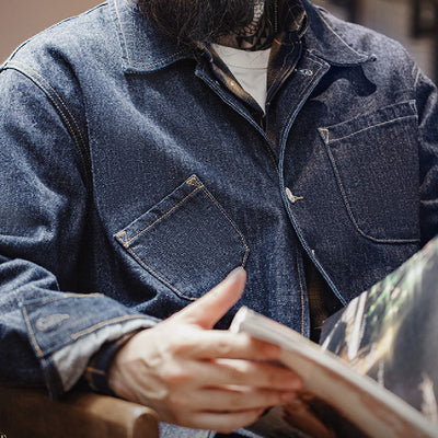 Chaqueta Denim Retro con Estilo Personalizado - Image 4