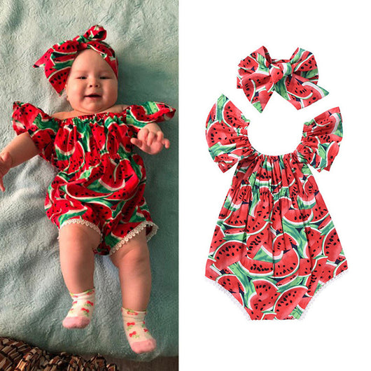 Mameluco Triangular para Bebé con Estampado de Frutas - Image 11