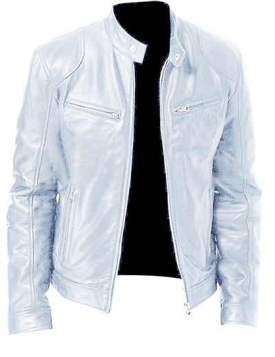 Cardigan Ejecutivo con Detalles en Cuero PU y Bolsillos - Image 10