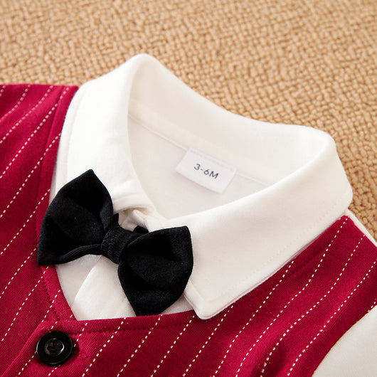 Mameluco Elegante para Bebé Niño - Ropa de Otoño - Image 4