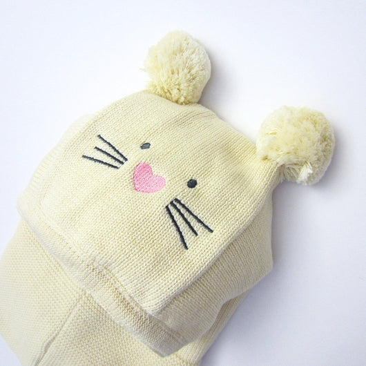 Set de Gorros Tejidos para Niños - Diseño Calicó Otoño e Invierno - Image 26