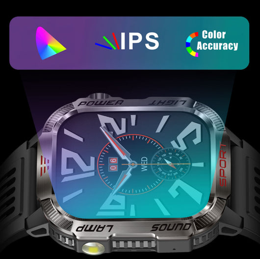 Reloj Inteligente Deportivo con Altímetro Barométrico y Llamadas Bluetooth