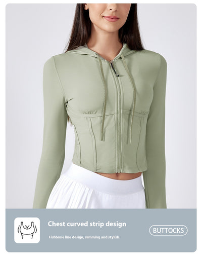 Sudadera Deportiva con Capucha Control de Cintura y Efecto Reductivo - Image 14