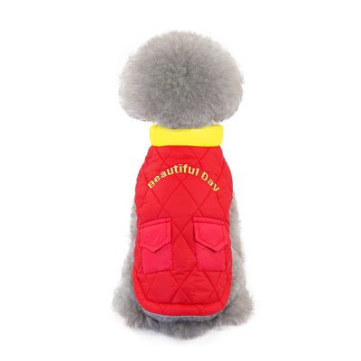 Chaleco Doble Bolsa de Algodón para Mascotas - Image 8