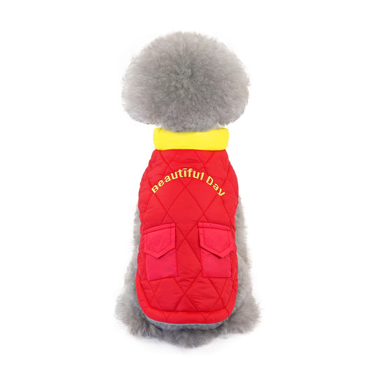 Chaleco Doble Bolsa de Algodón para Mascotas - Image 8