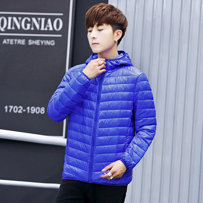 Chaqueta Puffer Ultraligera con Capucha - Abrigo de Plumas de Pato Slim Fit para Invierno - Image 8