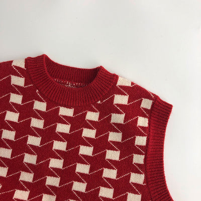 Conjunto de Suéter Tejido Coreano para Niños - Otoño e Invierno - Image 9