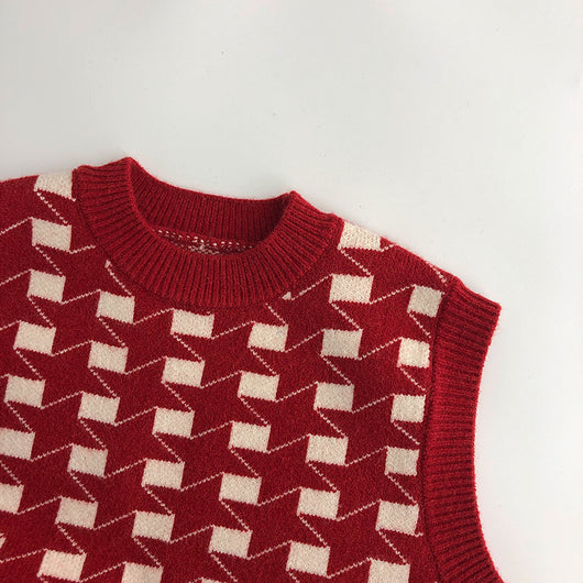 Conjunto de Suéter Tejido Coreano para Niños - Otoño e Invierno - Image 9
