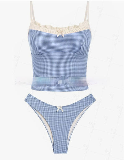 Bikini Mujer Estampado Leopardo con Detalles de Contraste - Image 12