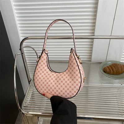 Bolso Bandolera Occidental Estilo Crescent con Estampado - Image 22