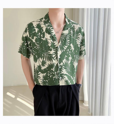 Camisa Cuello Cubano Hombros Sueltos - Image 22