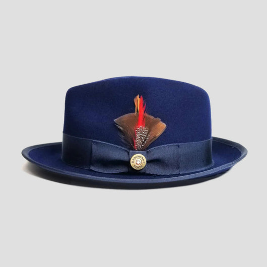 Sombrero Fieltro Tipo Bombín con Lazo de Cinta - Image 3