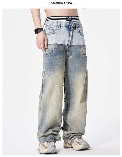Pantalones Denim Rectos Oversize para Hombre - Image 18