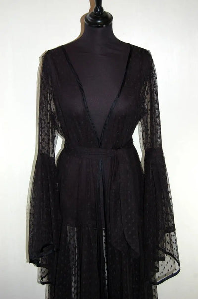 Camisón Largo Transparente Talla Extra Grande con Tirantes - Image 7