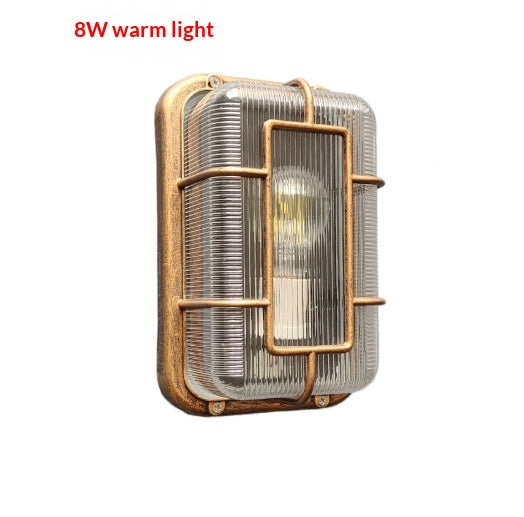 Luminaria Decorativa Industrial Retro de Aluminio Fundido para Exteriores - Image 11