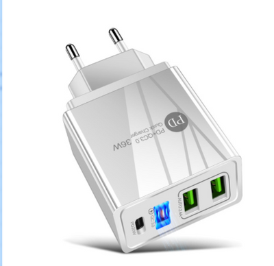 Cargador Rápido Dual USB con Tecnología PD - Multi-Puerto - Image 7