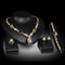 Conjunto de Joyas Piedras Preciosas Brillantes - Collar, Aretes y Pulsera