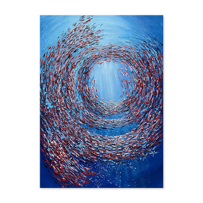 Cuadro Abstracto Óleo Texturizado Hecho a Mano - Arte Moderno Vórtice para Decoración - Image 9