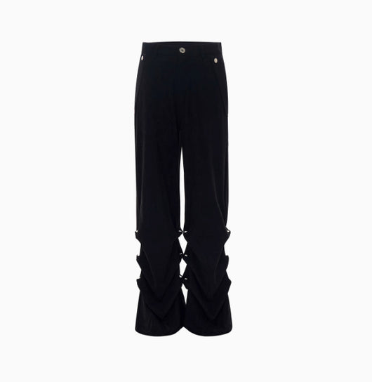 Pantalones Casuales Plisados de Ante Original Design para Hombre - Image 9