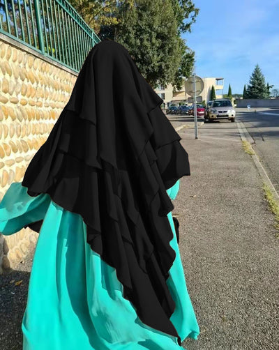 Turbante Protector Solar Multicapa para Mujer - Diseño Étnico Tradicional - Image 15