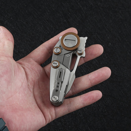 Cuchillo Plegable M390 Acero Titanio Premium - Image 4