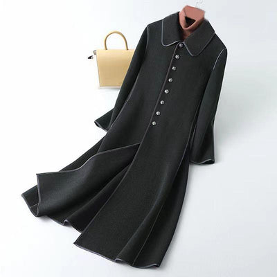 Abrigo Largo Elegante para Mujer Hasta la Rodilla - Image 15