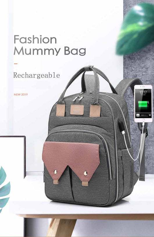 Mochila de Gran Capacidad para Mamás - Bolso Organizador de Viajes - Image 8