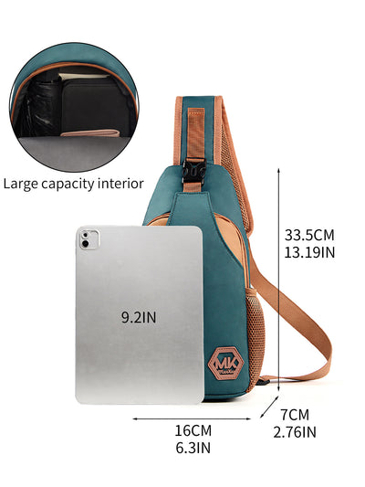 Bolsa Bandolera Crossbody Coreana Resistente - Mochila Pecho Casual - Image 22