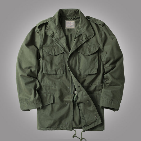 Chaqueta de Trabajo Estilo Retro Americano para Hombre