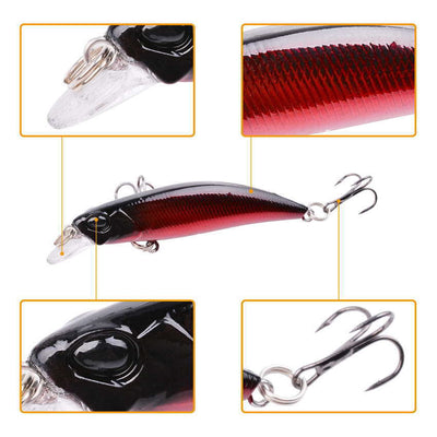 Señuelo de Hundimiento Lento 6.8cm para Pesca de Bagres de Agua Dulce - Image 24