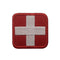 V 0014510 Tela Roja Cruz Blanca