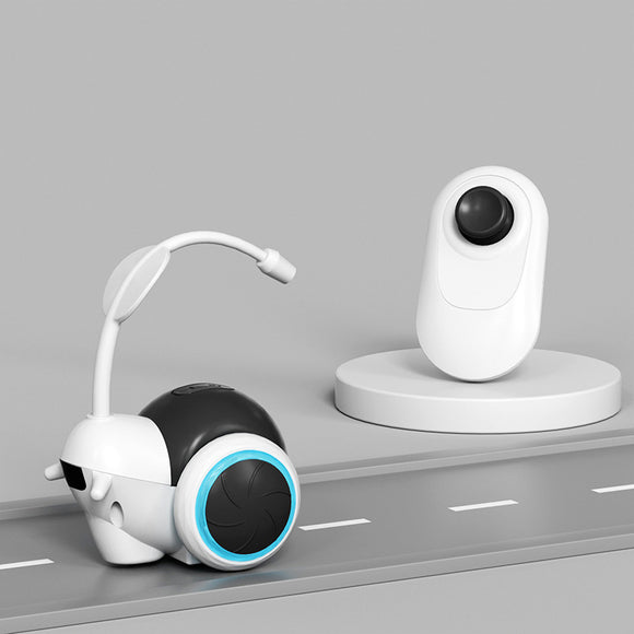 Juguete Interactivo para Gatos con Vara Teaser y Auto Eléctrico