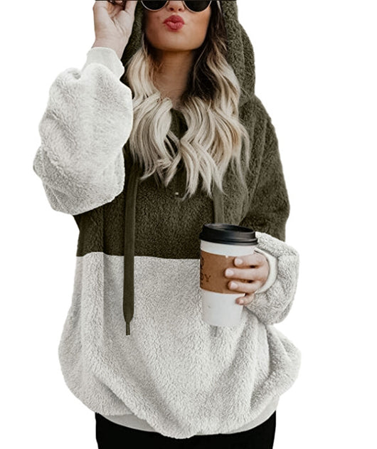 Sudadera Deportiva Mujer con Cierre y Parches - Cálida y Cómoda para Otoño Invierno - Image 7