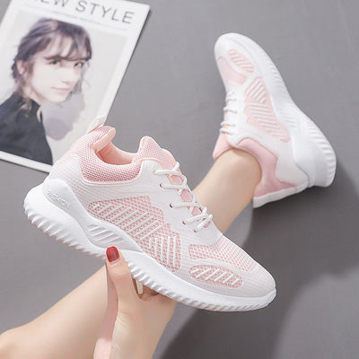 Zapatillas Deportivas para Mujer Mesh Transpirable Blancas Tenis Running - Image 4