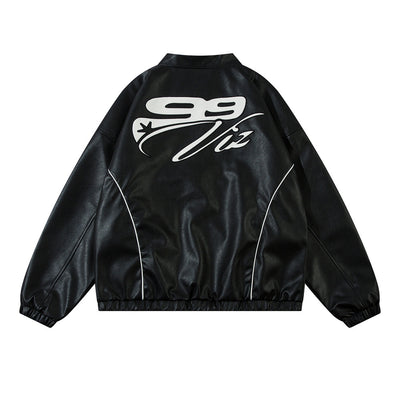Chaqueta de Cuero para Hombre Estilo Rock Europeo y Americano - Diseño Motociclista - Image 2