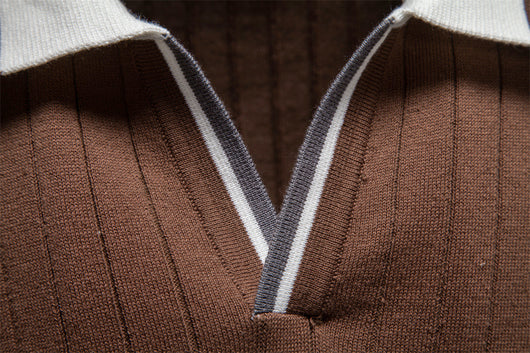 Polo Ejecutivo Bicolor de Manga Corta para Hombre - Image 12
