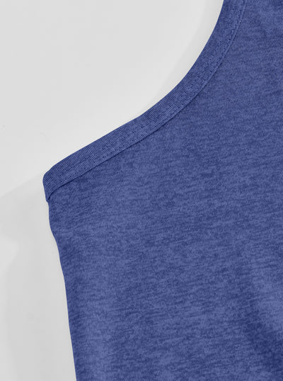 Camiseta Deportiva Hombre Sin Mangas Ajuste I-Strap Colores Sólidos - Image 32