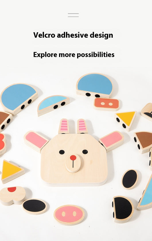 Cubo de Cambio de Caras - Bloques de Construcción Puzzle para Niños - Image 15