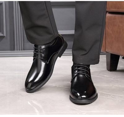 Zapatos Formales de Cuero Genuino para Hombre Talla Extra Grande - Image 11