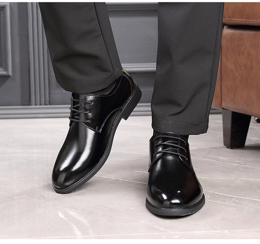 Zapatos Formales de Cuero Genuino para Hombre Talla Extra Grande - Image 11