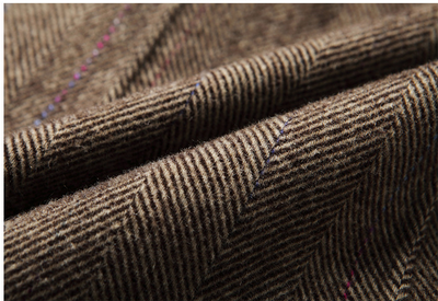 Abrigo de Cachemira Reversible para Hombre - Lana Doble Faz - Image 13