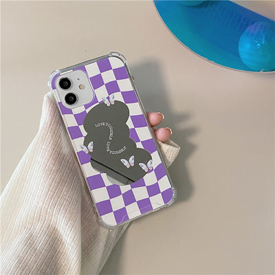 Funda Mariposa para Celular con Diseño Geométrico de Silicona - Image 6