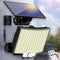 Lámpara Solar de Pared 106 LED - Iluminación Inteligente para Exteriores