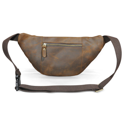 Bolsa de Pecho Cuero Crazy Horse Hombre - Cuero Genuino Premium - Image 3