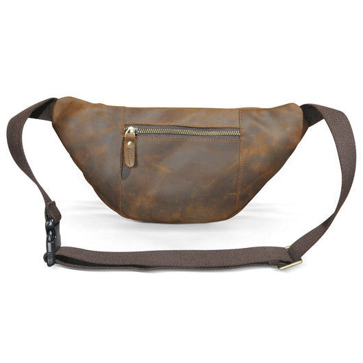 Bolsa de Pecho Cuero Crazy Horse Hombre - Cuero Genuino Premium - Image 3