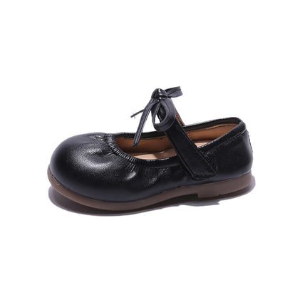 Zapatos Escolares Infantiles Estilo Coreano con Moño Negro - Image 7